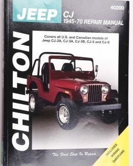 Boek Werkplaats CJ 1945-1970 Chilton/nieuw