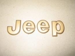 Embleem Jeep zilver Motorkap XJ/ZJ/gebruikt