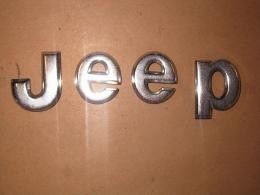 Embleem Jeep chrome Klep XJ/ZJ/gebruikt