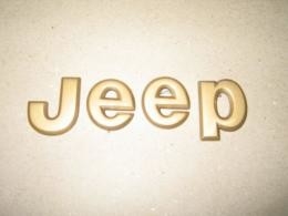 Embleem Jeep goud Motorkap XJ/ZJ/gebruikt